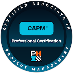 CAPM badge